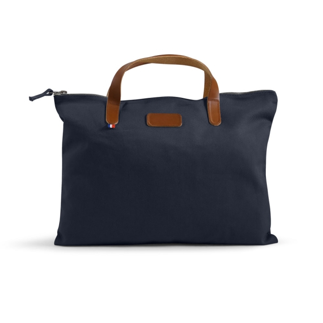 Sacoche personnalisée coton bio 360 g - CANCAN Bleu marine